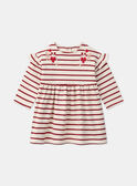 Vestido às riscas LAPRUNE / 24H1BFR2ROB001