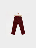 Dark burgundy pants POVELAGE7 / 18H3PGJ3PAN503