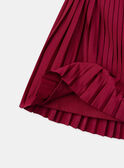 Red SKIRT LIRAMETTE 1 / 24H2PF91JUPD307