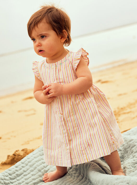 Vestido cru bebé menina CASIMONE / 22E1BFN2ROB811