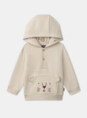 Sweatshirt com capuz e rosto de animal MAADRIEN / 25E1BG71JGH114