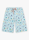 Pijama laranja e azul com padrão de monstros menino CAMONAGE / 22E5PG56PYJ400
