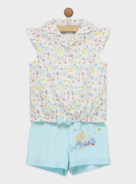 Pijama azul e branco REJADETTE / 19E5PFJ2PYJ000