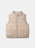 Casaco acolchoado floral sem mangas reversível MABLANCHE / 25E1BF71D3EE403