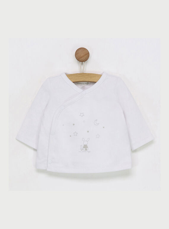 T-shirt mangas compridas branco RYABY / 19E0NM12TML001