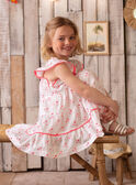 Vestido branco com estampado palmeiras ZYPANETTE / 21E2PFU2ROB000