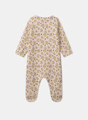 Babygrow em moletão floral MEAMELIE / 25E5BFF3GRE413