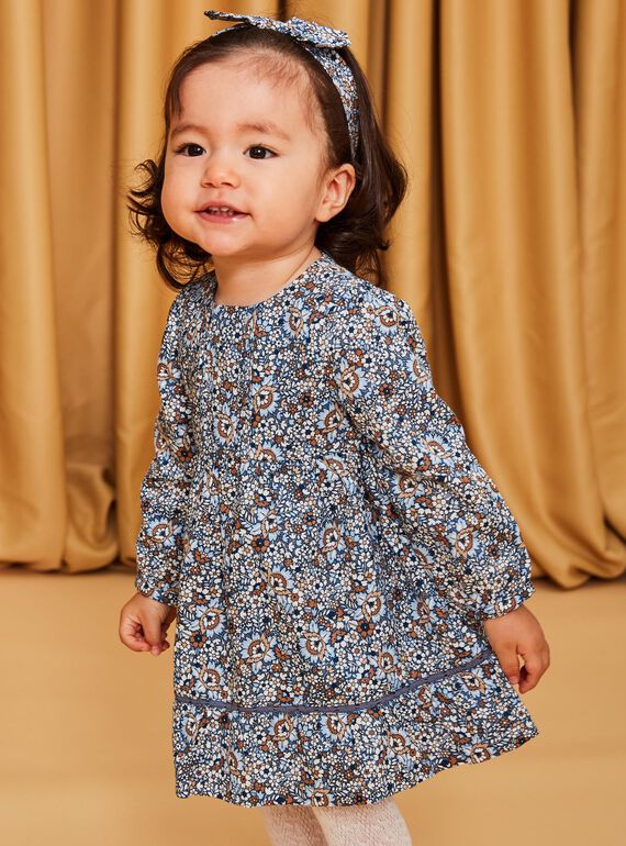 Vestido com estampado florido em twill DARENATA / 22H1BFY2ROBC206
