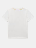 T-shirt cor crua com estampado de dinossauro KITIAGE / 24E3PGC1TMC632