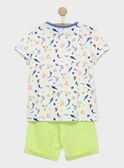 Conjunto branco e verde RIPLAGE 2 / 19E3PGO4ENS001