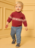 Camisola em jacquard com animais e flocos de neve LASIXON / 24H1BGR1PUL501