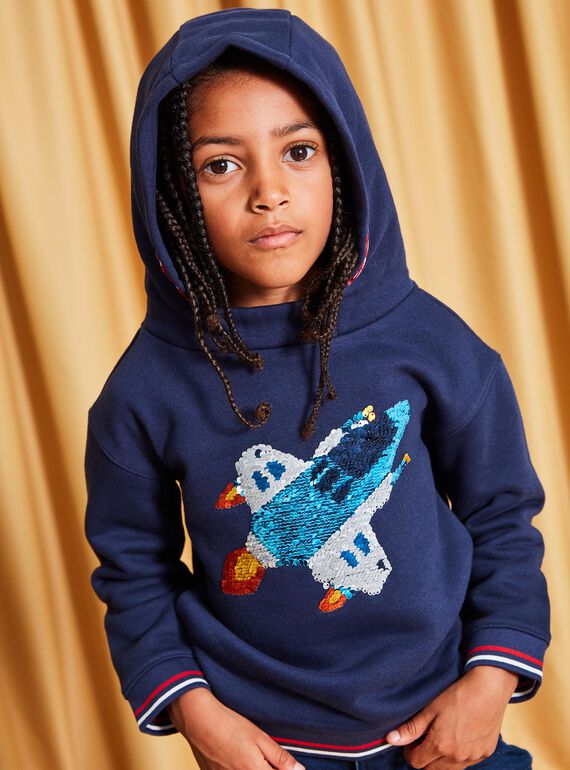Sweat com capuz e com estampado foguetão DOGRAGE 1 / 22H3PG82SWE070